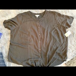 Terra & Sky Top - NWT - black - size 1X